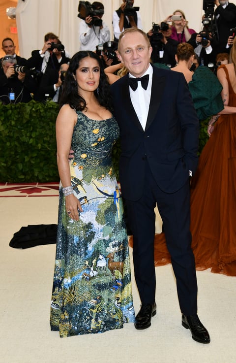 Salma Hayek y Francois-Henri Pinault.