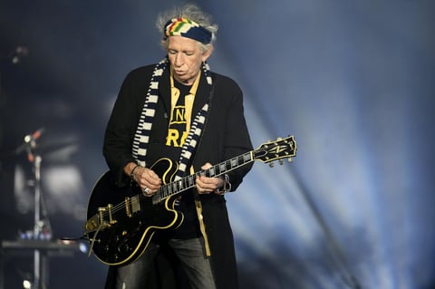 El también miembro de los Stones, Keith Richards se encuentra entre los más ricos.