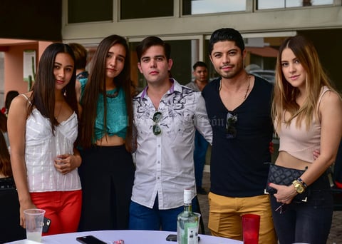 Naomi  Dani  Christian  Alex y Ale