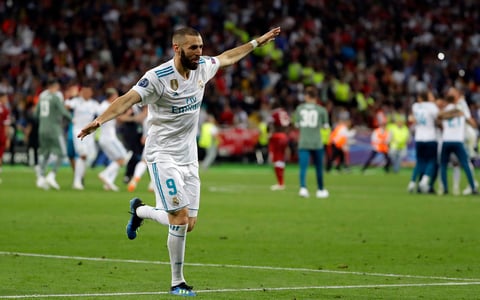 Benzema dio el primer gol para los "merengues".