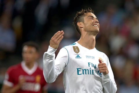 Cristiano Ronaldo no vio gol en Kiev.