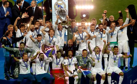 El conjunto madrileño levantó su décimo tercera "orejona" en su historia.