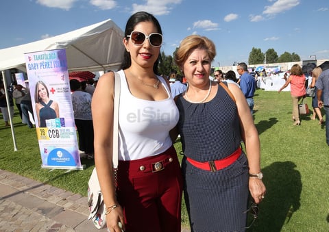 Jazmín Rodríguez y Letici Herrera.