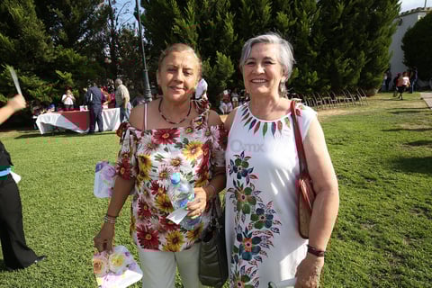 Isaura Cáceres y Ma. Eugenia Mendoza.