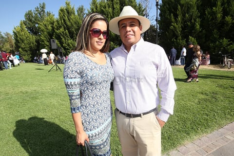 Jorge Zaid López y Pamela Torrecilla.