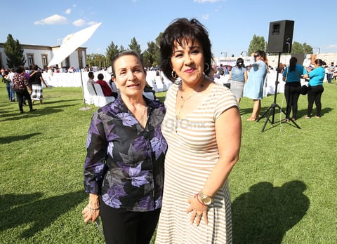 Blanca Rivas y Lupita Ruiz.