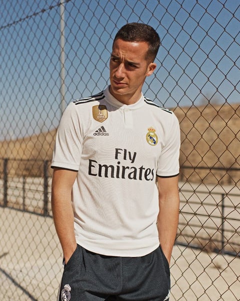 Lucas Vázquez, este español juega como extremo derecho en el equipo.