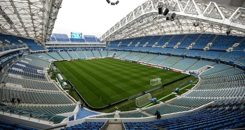 Fisht Stadium. 48,000 espectadores.