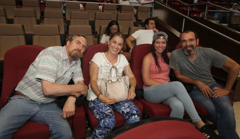 Rubén Mijares y Sra Patricia; Carlos Payán y Sra.