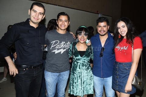 03062018 AMIGOS.  Jonathan, Bryan, Ana, Miguel y Andrea.