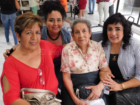 04062018 María Concepción Medina, Cristina Elisa Guevara, Lucila Castro de Rosales y Marycarmen Rosales Castro.
