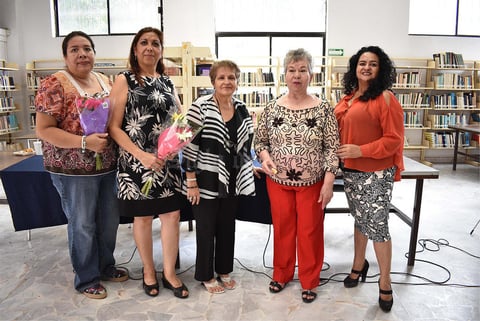04062018 Marylola Vázquez Álvarez, Blanca Domínguez R., Irma Leyva Ramos, Antonia Priego Estrada y Yadira Ortega Molina.