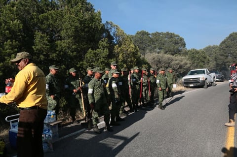 Elementos del Ejército se hicieron presentes.