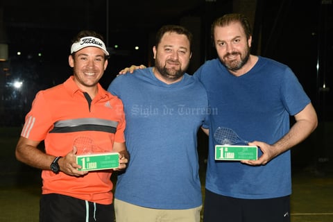 Dani Carmona  Aris Papadopulos y Miguel Papadopulos