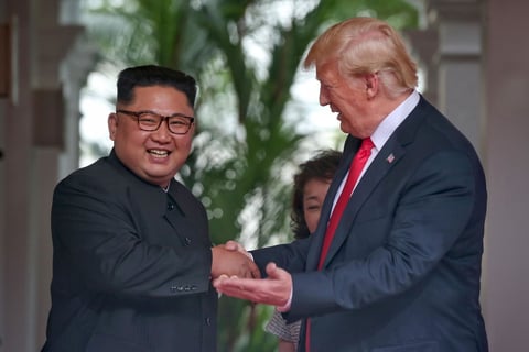 La primera etapa de la histórica cumbre tuvo una duración de 48 minutos.