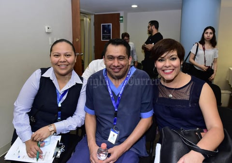 14062018 Karla Sánchez, Juan Carlos Martínez y Leticia Sánchez.