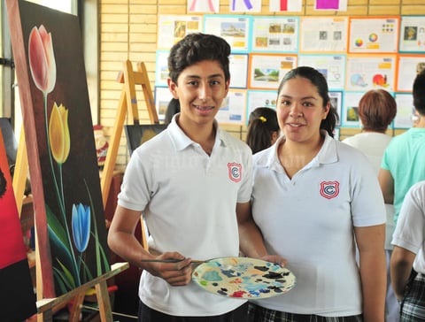 14062018 EXPO PICTóRICA.  Emiliano Muñoz y Pamela García.