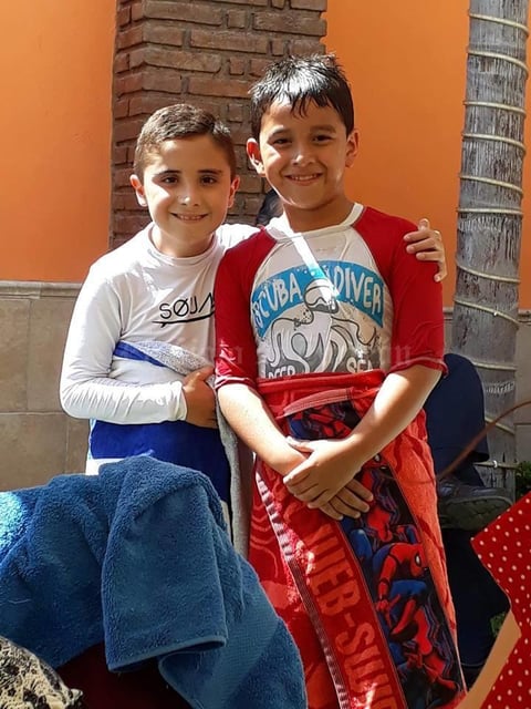 14062018 RICO CHAPUZóN.  Mario Alberto y Edwin Mauricio.