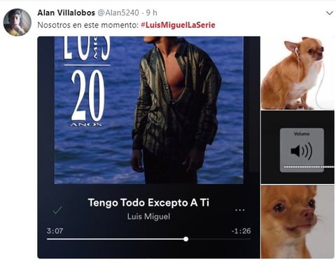 Los memes que dejó el capítulo 10 de Luis Miguel, La Serie