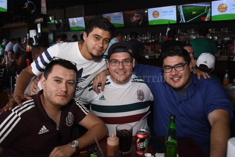 25062018 David Silva, Héctor Martínez, René Rangel y César Guzmán.