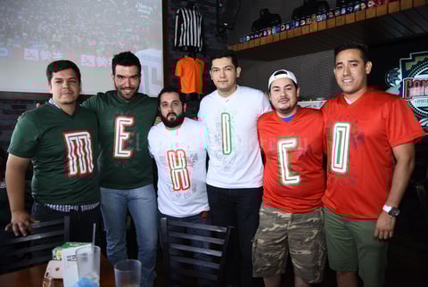 25062018 Ricky, Edgar, Eder, Sergio, Max y Rodolfo.