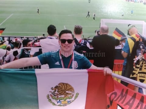 27062018 EN EL MéXICO VS. ALEMANIA.  Miguel Alejandro Gómez G., de Torreón, Coahuila, en el Mundial de Rusia 2018.