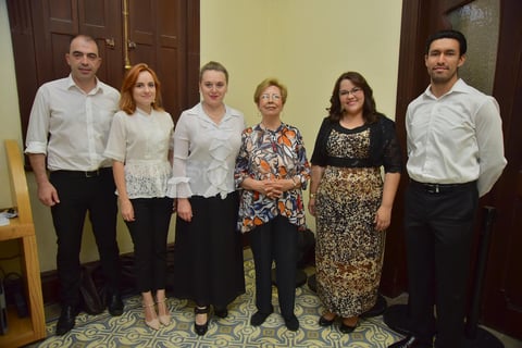 27062018 Ioseb Gamilagdishvili, Romana, Tatiana, Aurora, Luz Alicia y Fernando.