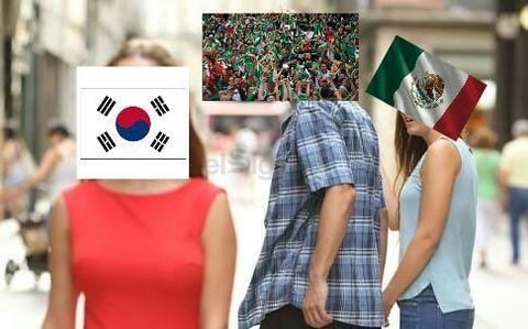 Con memes, México le agradece a Corea del Sur