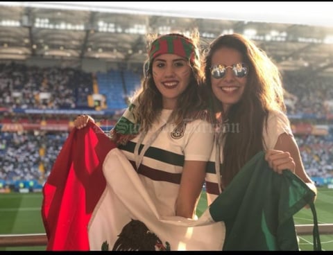 28062018 APOYAN A LA SELECCIóN.  Arantxa y Stephanie López Muñoz.