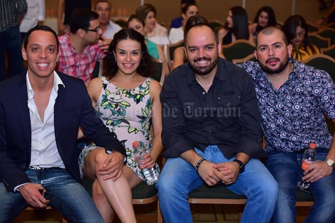 30062018 EN RECIENTE EVENTO.  Jorge, Daniela, Rodrigo y Christian.