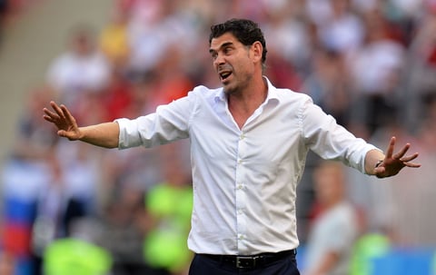 Fernando Hierro no pudo llevar a España a la final de la Copa del Mundo.