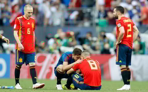 España quedó eliminada en los octavos de final de Rusia 2018.