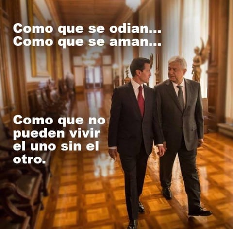 Los memes del encuentro EPN-AMLO