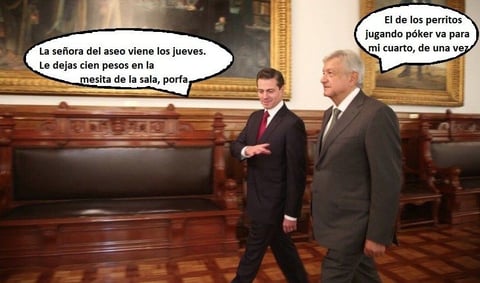 Los memes del encuentro EPN-AMLO