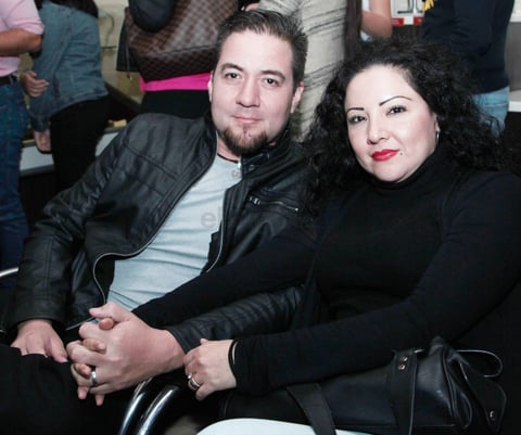 César Irigoyen y Samanta García.