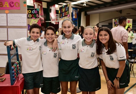 05072018 AMIGOS.  Miguel, Mario, Camila, Fátima y Natalia.