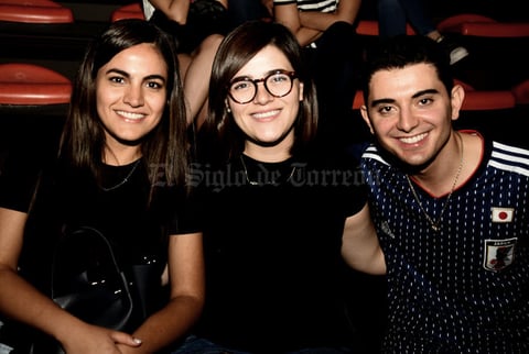 06072018 CONTENTOS.  Ana, Marcela y José Carlos.