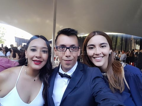 09072018 EN RECIENTE EVENTO.  Nelda Zapata, Pineda Damián y Mariane Isaa Martínez.