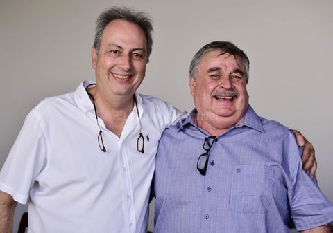 Jorge Bujdud y Luis Gonzalez
