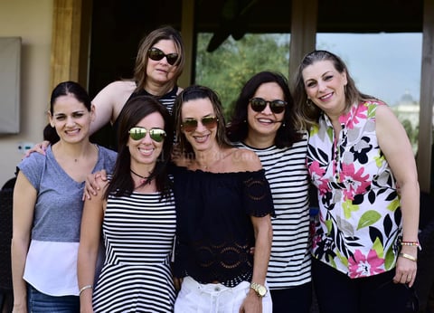 Paty  Eva  Susana  Noelie  Canela y Astrid