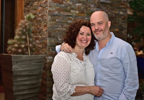 Chef Vittorio Beltramelli con su esposa  Alejandra Aguinaga