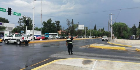 Las unidades de policía, realizaron operativos de prevención en las principales avenidas de la ciudad.