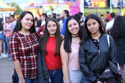 Evelyn, Keila, Andrea y Nena.