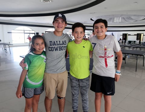 Emilio, Bruno, Martín y Sofía.
