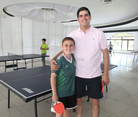 Javier Berrout y Javier Berrout Jr.