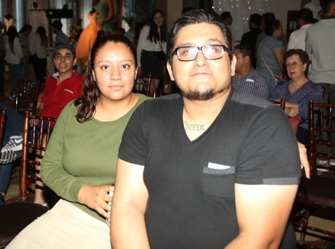 Hazael Almaguer y Cecilia Gómez.