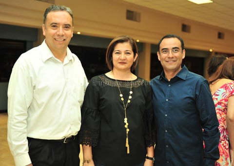 Rafael Graciano  Lulu Tellez y Ricardo Garibay