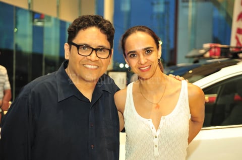 22082018 EN AMENA VELADA.  Sócrates Cobos y Mayida Nahle.