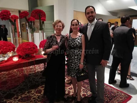 26082018 EN RECIENTE EVENTO.  Aurorita Máynez, Marucita de Máynez y Alfredo Maýnez.