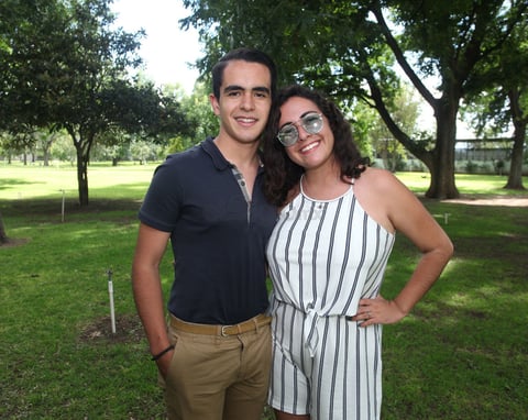 Adrián y Daniela Nuñez.